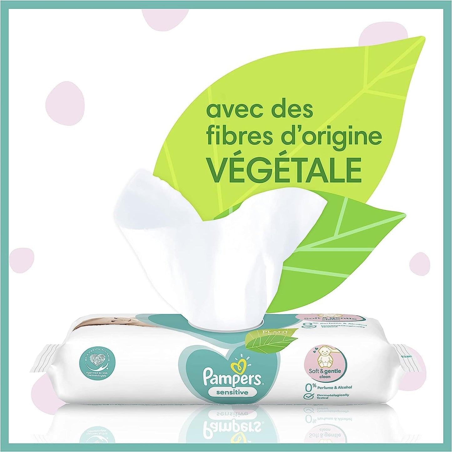 Pampers Lingettes Bébé Sensitive – 15x52 Lingettes (780 lingettes) – Ultra Douces & Hypoallergéniques