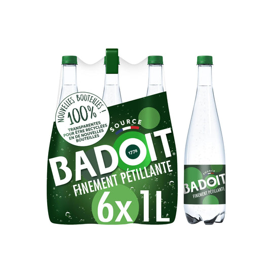 BADOIT Eau Gazeuse - Pack 6x1L