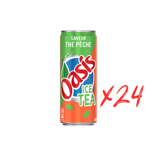 OASIS Thé Pêche - Pack 24x33cl