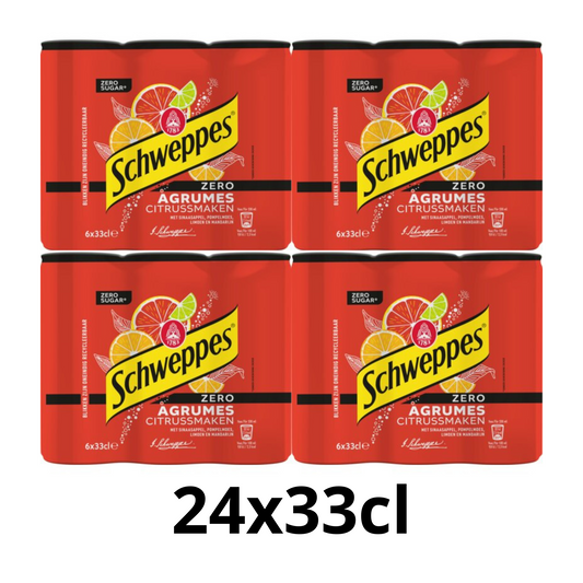 SCHWEPPES AGRUM' Zéro - Pack 24x33cl